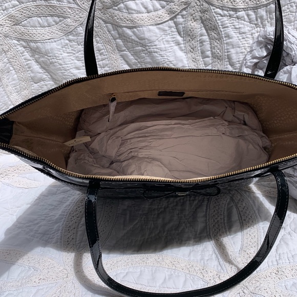 Kate Spade Black Patent Leather Tote - New w/Tags - Picture 5 of 8